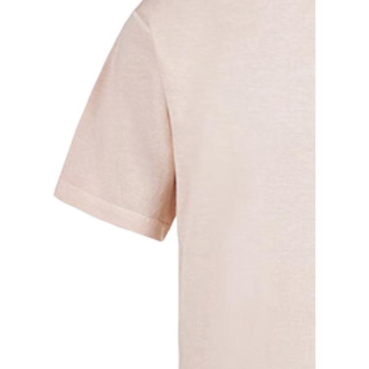 STONE ISLAND Однотонная футболка-пуловер с круглым вырезом и короткими рукавами для мужчин, розовая 771523742-V0180