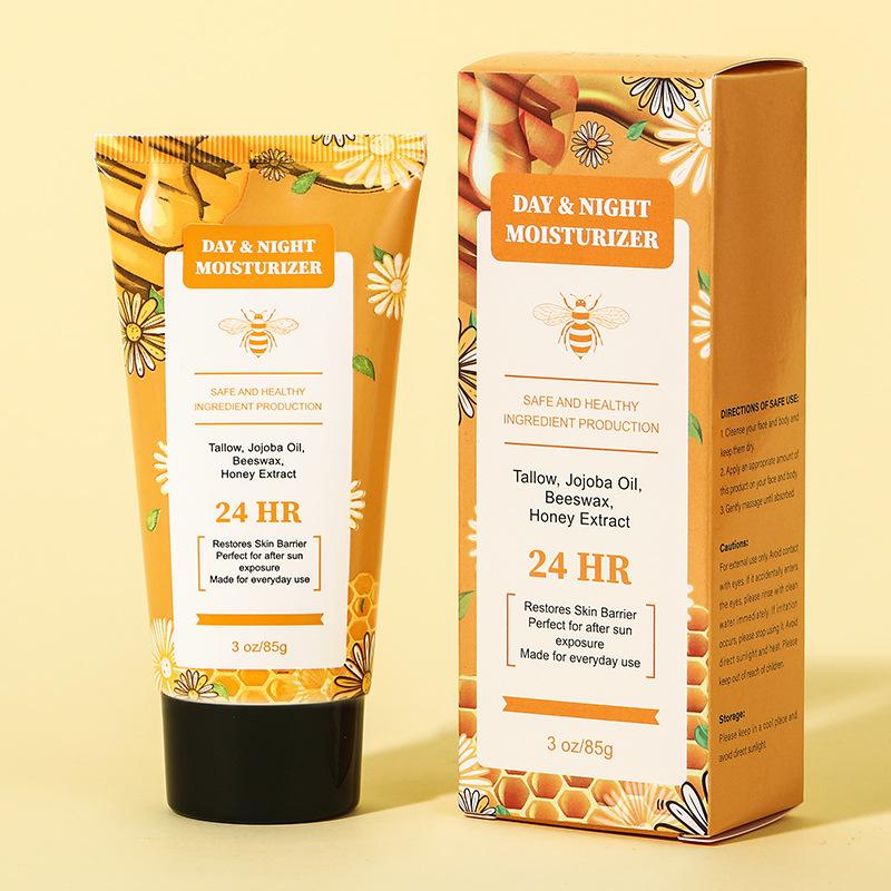 Honey Tallow Moisturizer Cream Day & Night Face Body Care Propolis Beeswax Skin Care Nourishing Repair Cream
