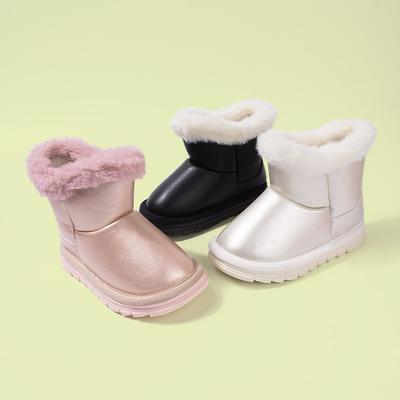 Новые сапоги из бархата и хлопка для мальчиков и девочек