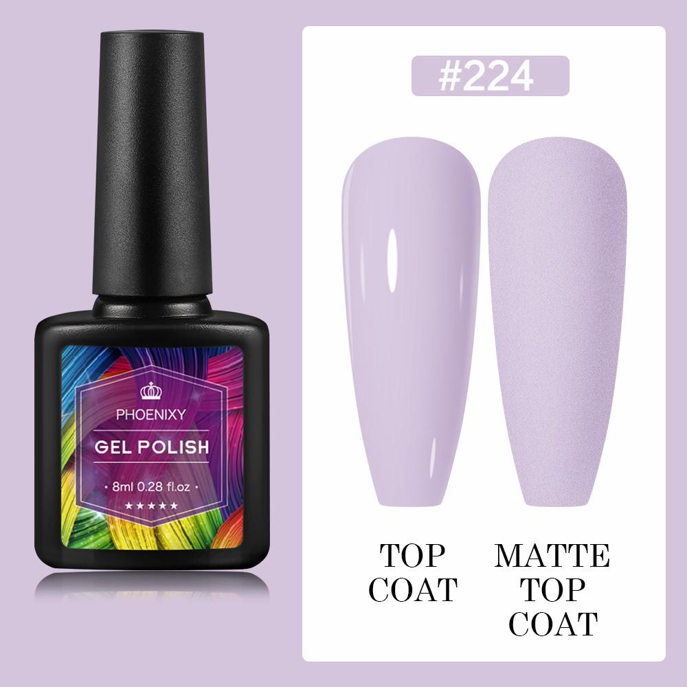 PHOENIXY 8 мл гель-лак для ногтей, полуперманентный гель, блестящий гель, отмачиваемый блестящий стартовый набор, маникюрный набор для маникюрного салона