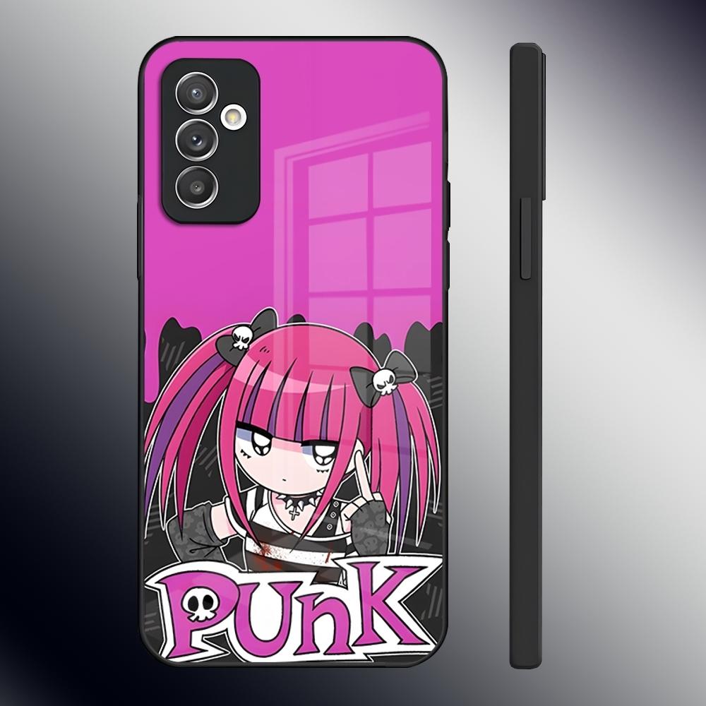 M-Menhera Chan Комикс Чехол для телефона Samsung S24 Ultra S23 S22 S20 Fe S21 Plus A54 A34 A24 A53 A13 A16 Стеклянная задняя крышка