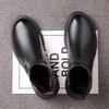 2025 Winter New Men's Leather Martin Boots Men's Velvet Thermal Cotton Shoes Soft Leather Soft Sole Casual Leather Shoes 2717