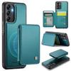 JEEHOOD J05 For Samsung Galaxy A14 4G/5G Case Leather Mobile Cover with Detachable Magnetic Card Bag