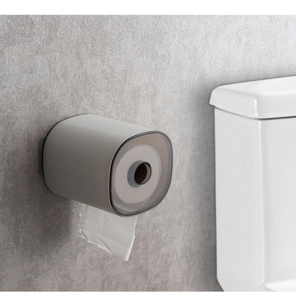 Круглая коробка для хранения салфеток Без сверления Коробка для салфеток Креативный держатель для туалетной бумаги Отель