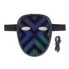 Costume LED Face Cover 28x32 Pixels 30 Images 40 Animations Light Up Face Transforming Cover with