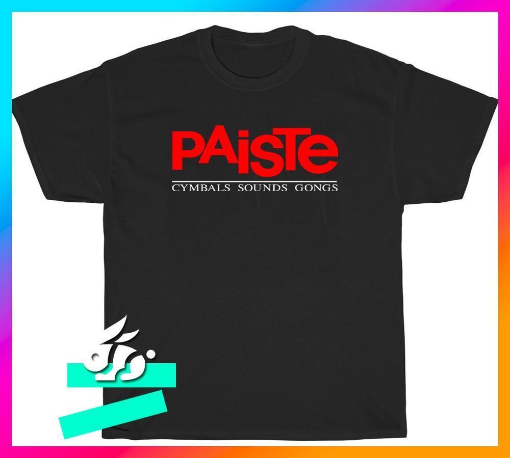 PAISTE CYMBALS SOUNDS GONGS Logo american funny t shirt SIZE S-5XL Unisex T-Shirt