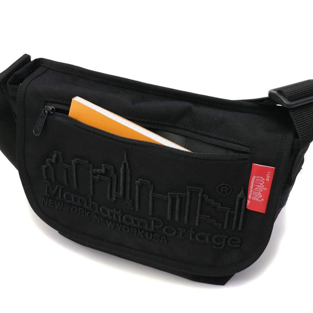 Сумка-мессенджер Официальная сумка-мессенджер с вышивкой MP Повседневная сумка-мессенджер Темно-синяя [Manhattan Portage]