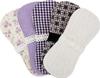 Sweet Cotton Cloth Pads for Discharge, Minina Liner, 5 Pads, Made In Japan (Petite Orient)