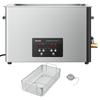 30L Ultrasonic Cleaner, Professional Ultrasonic Cleaner Machine with Cleaning Basket & Digital Display, 480W Stainless Steel 40kHz Industrial Cleaning