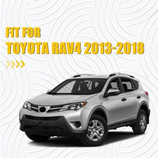 2PCS Front Pillar Corner Rearview Mirror Molding Trims For Toyota RAV4 2013-2018