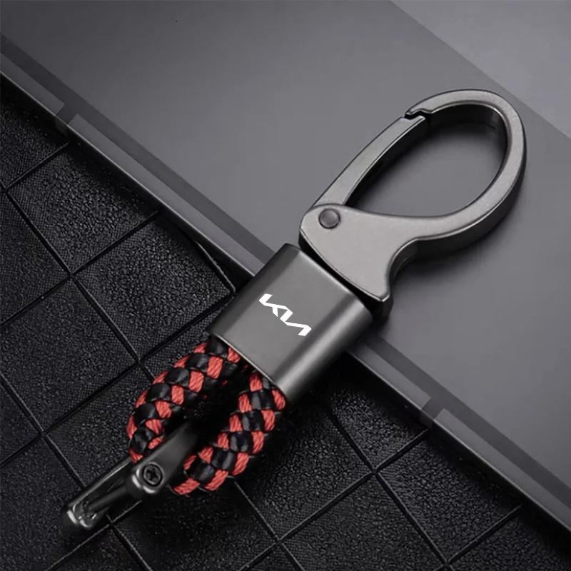 RRPM6 Car Woven Rope Keychain Key Pendant Keyring For KIA Ceed Sportage Rio Proceed K5 Optima Sedona Forte Cerato Venga Accessories