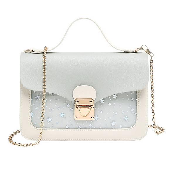 Женская мини маленькая квадратная сумка через плечо модная сумка кроссбоди с пайетками в виде звезды кошелек сумки Sac KTY