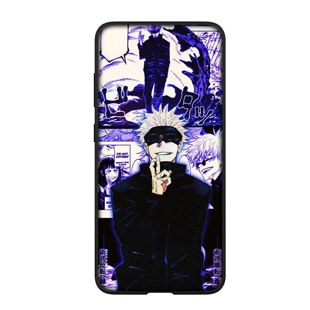 For Samsung Galaxy S24 S23 iPhone 16 15 14 Xiaomi Redmi Note 13 12 11 10 8 Plus 9 Pro Max X XR Case Anime Jujutsu Kaisen Gojo Satoru OPPO Huawei Cover