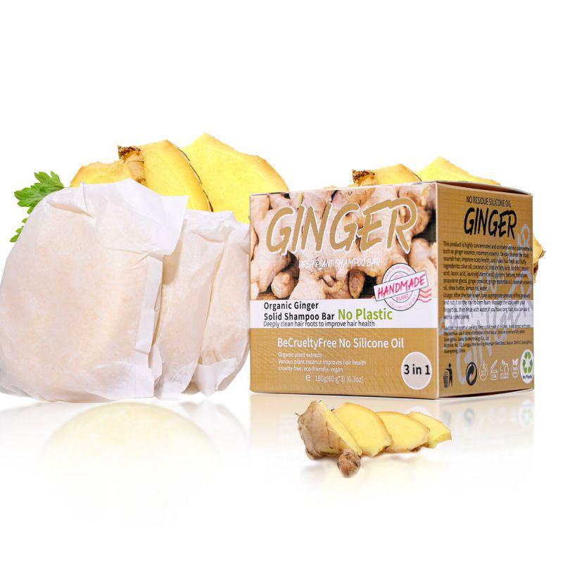 3 шт./набор шампунь-мыло, растительный шампунь, мыло, глубокое очищение/контроль жирности/пушистый/гладкий/крепкий у корней волос/питательный, восстанавливающий/против перхоти