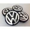 VW 55mm Alloy Wheel Centre Caps, Set of 4 for Golf/Jetta/Passat/Beetle - 6N0 601 171