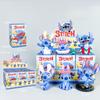 New Stitch Blind Box Cartoon Model Winter Series Figure Anime Desktop Ornament Birthday Cake Decoration Kids Toys Surprises Gift