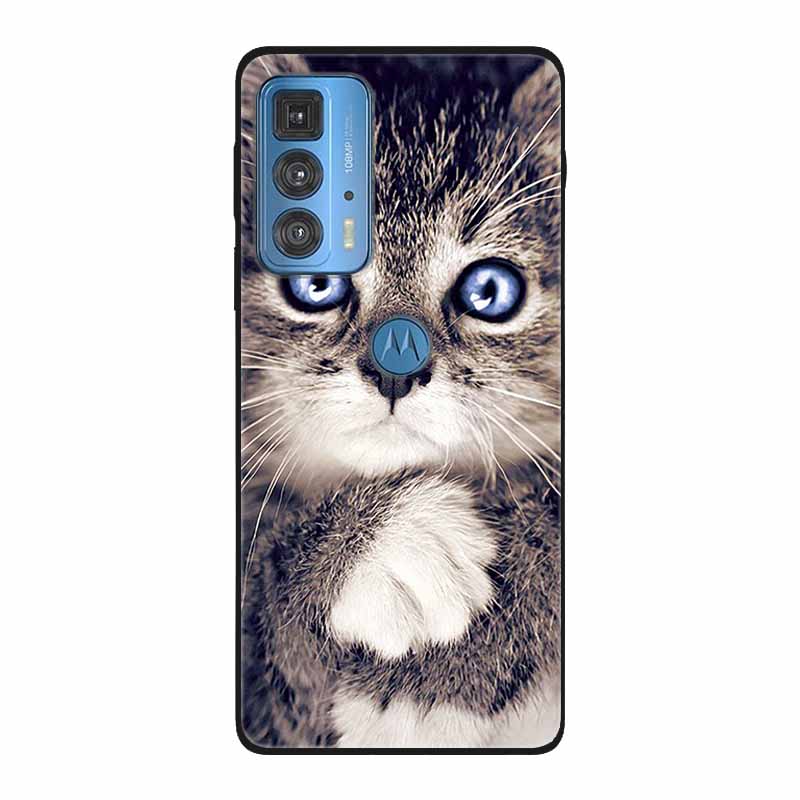 Чехол для Motorola Moto Edge 20 Pro Lite 5G, противоударный, из мягкого силикона TPU, задняя крышка для Moto Edge20 Fusion Pro, чехлы для телефона, милые