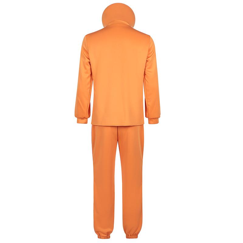 Костюм для косплея Movie Vector Оранжевая куртка Штаны Очки Комплект одежды Шляпа-гриб Хэллоуин Карнавальный костюм Вечерний костюм