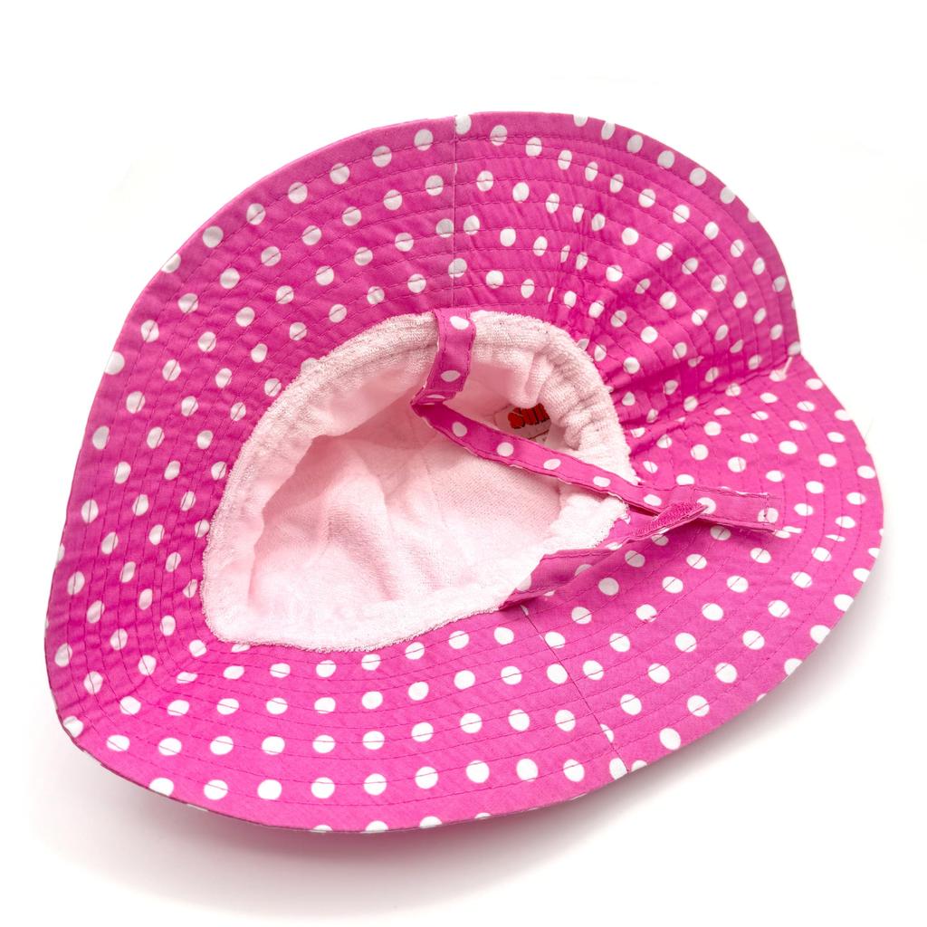 Sunglobe UV Protection Baby Hat Baby Hat Toddler Southwester Number Fuchsia (Children's/Infant) - - (JP, Size, 46.0 Cm, Pink)