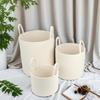 Nordic Style Cotton Rope Woven Basket for Laundry, Toys & Storage
