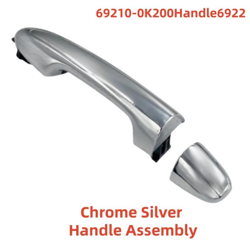 69210-0K200 Handle 6922 Chrome Accessories Tools For Toyota Hilux Revo 2015 2016 2017 2018 Glossy Black Handle Assembly