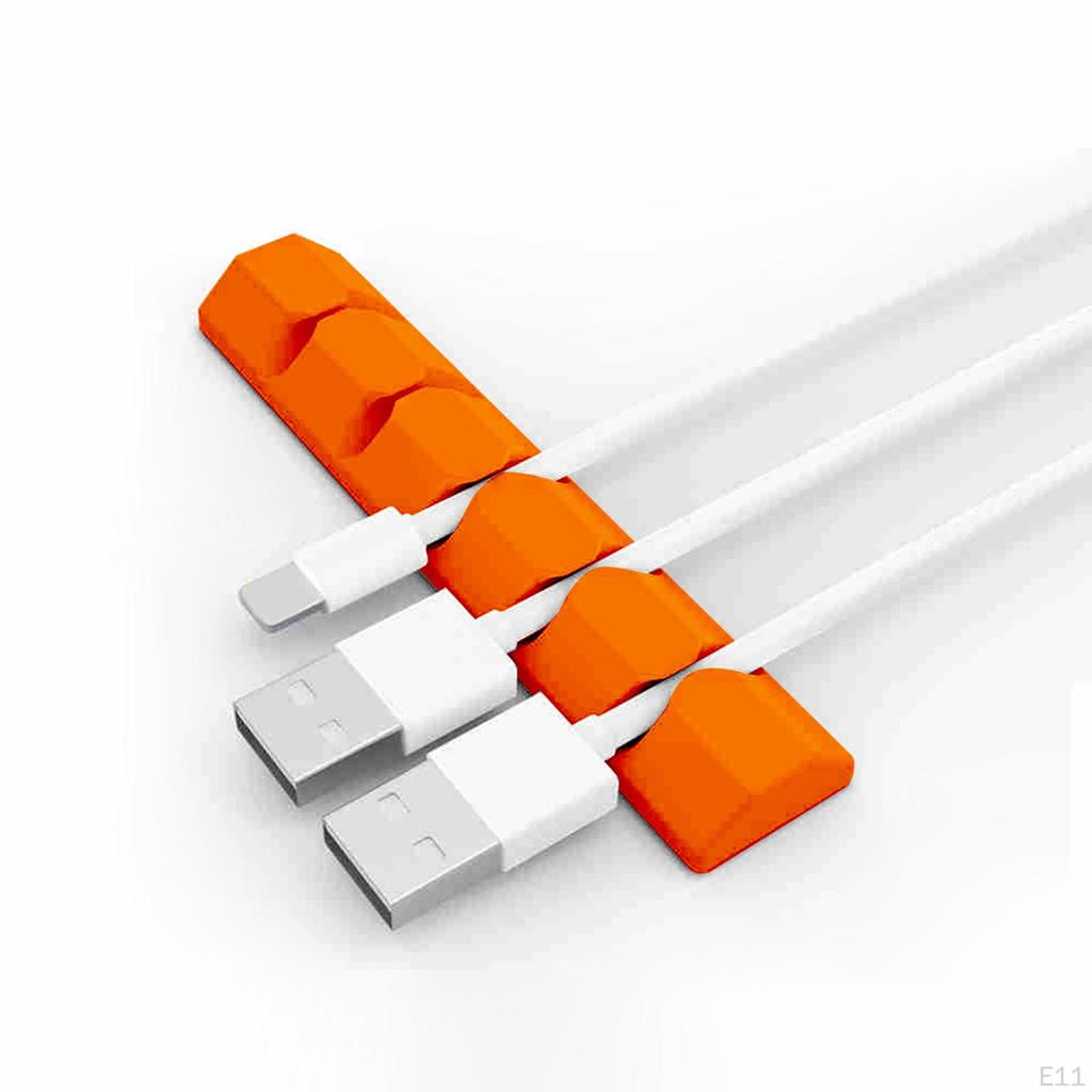 Зажимы для кабелей, Организация кабелей, USB-зарядное устройство, Держатель для USB-проводов для рабочего стола, дома, автомобиля, офиса