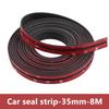 SEAMETAL Car Windshield Roof Seal Strip Rubber Auto Front Rear Window Edge Sealing Strips Waterproof Dustproof Protector Strips