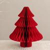 Honeycomb Paper Christmas Tree 3D Foldable Accordion Xmas Tree Winter Tabletop Centerpiece for Holiday