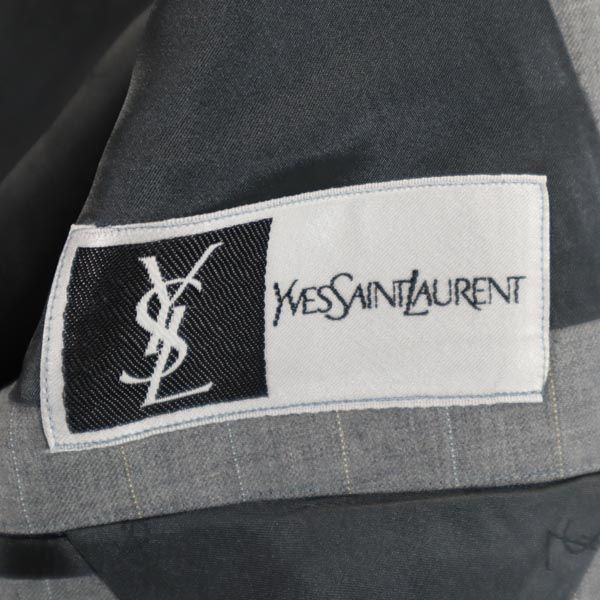 Yves Saint Laurent Полосатый приталенный костюм-двойка с подкладкой-жилетом Мужской Б/У