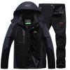 Outdoor Jackets Men 'S Winter Plus Velvet Thicken Gore -Tex Set Cotton Jacket