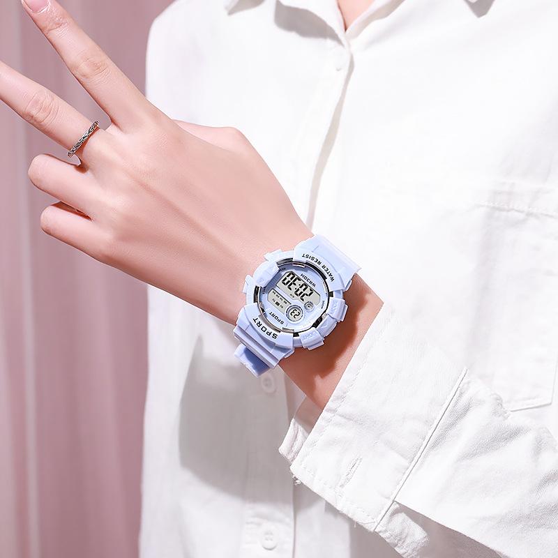 Sports Kids Watches Fashion LED Digital Watch for Boys and Girls Luminous Alarm-clock Students Electronic Wristwatch Gifts