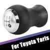 Car Styling 5 Speed Manual Gear Shift Knob Shifter Lever Pen Head Ball For Toyota Yaris 2005-2010 Arius 2007-2008 Corolla 2008
