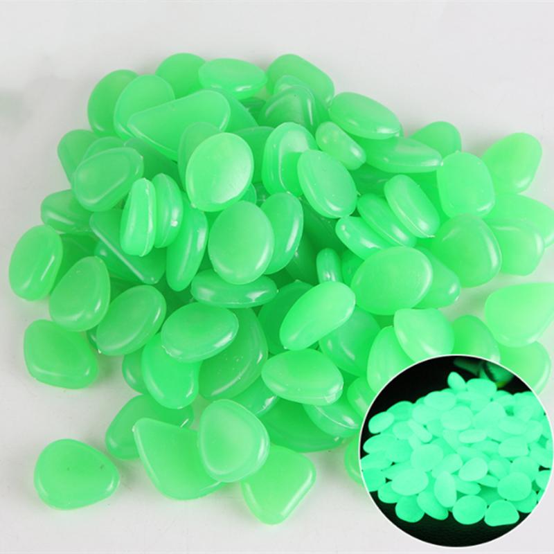 10 шт./упак. Новые светящиеся камни «сделай сам», сад, парк, дорога, ваза для аквариума, украшение для детей, светящаяся в темноте игрушка для украшения вечеринки, камень