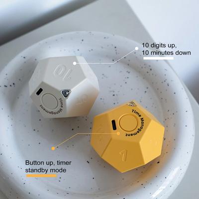 Портативный таймер Yousheng Multi Cube на 1/3/5/10/15/20/25/30/45/60/90 минут с установкой вращающегося таймера, режимами вибрации и напоминания, для учебы, приготовления пищи, упражнений, часов