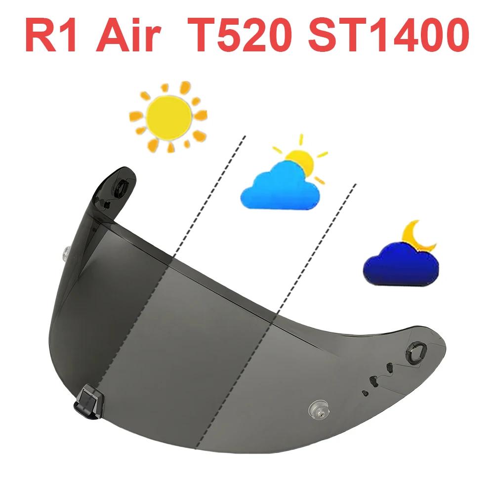 Фотохромный визор R1 для шлема SCORPION EXO R1 Air T520 ST1400, лицевой щиток, защита от запотевания, ветрозащитный, визор для мотоцикла