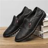 Fashion Genuine Leather Loafers Men Casual Business Shoes 2024 New Handmade Soft Sole Man Leather Shoes Breathable Slip On Driving Shoes