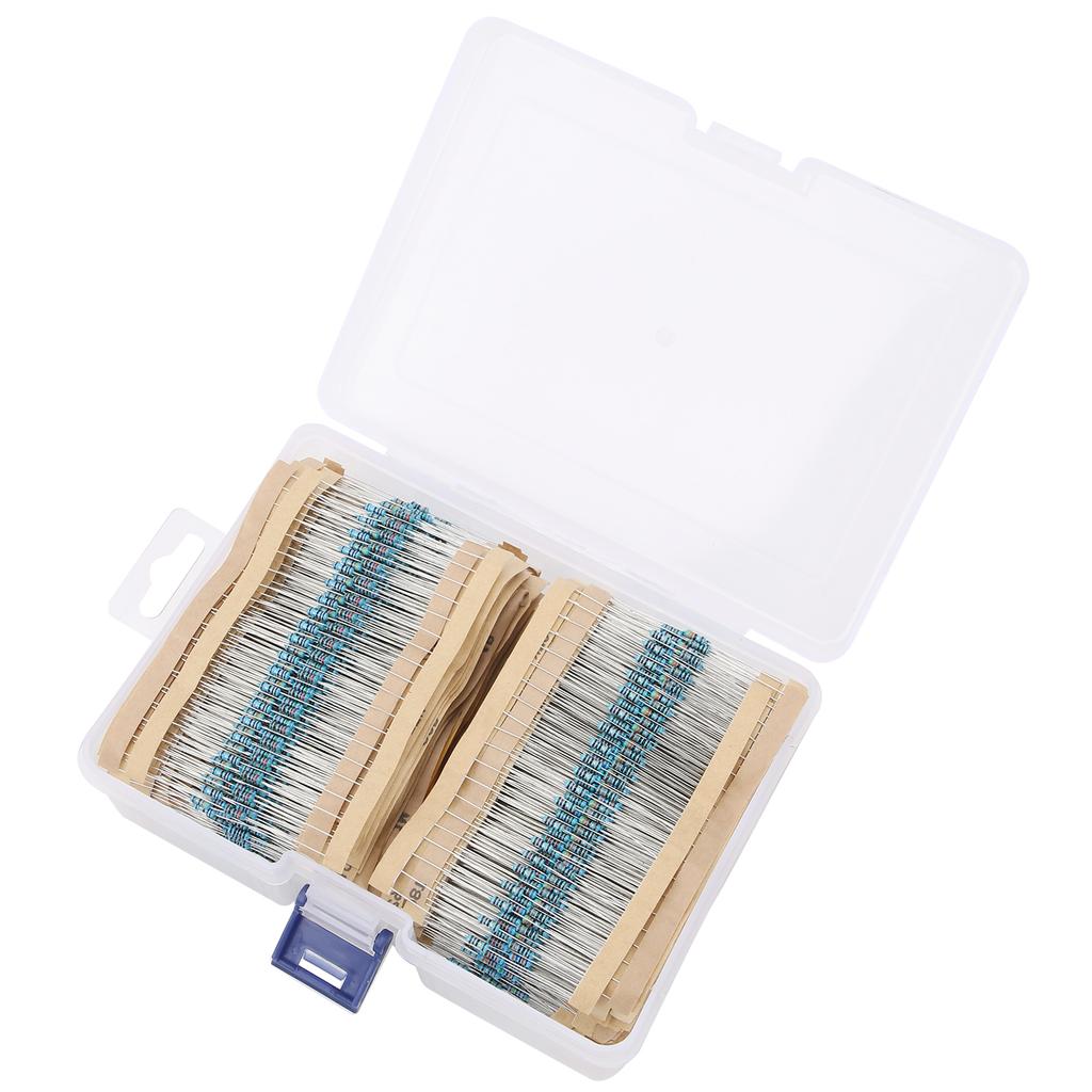 3120Pcs Metal Film Resistor Kit 156 Values Protection Assorted Set Electronic Components 1 4W