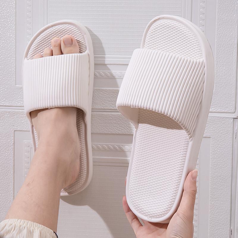 Толстые домашние тапочки для ванной на платформе, женские модные тапочки для дома на мягкой подошве из ЭВА, женские сандалии, летние нескользящие шлепанцы
