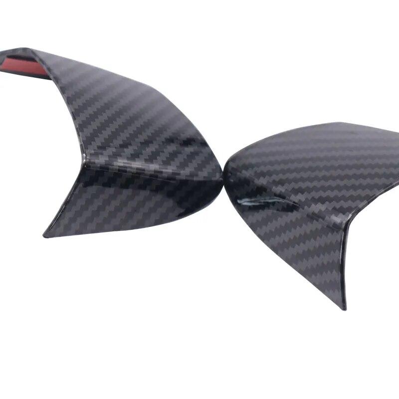 3 шт. стайлинга автомобилей ABS текстура из углеродного волокна, крышка панели рулевого колеса, накладка для VW Golf 6 MK6 Bora Eos Polo Jetta Caddy Touran