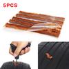 5Pcs Car Motorcycle Tyre Tubeless Seal Strip Plug Tire Puncture Repair Tool Kit