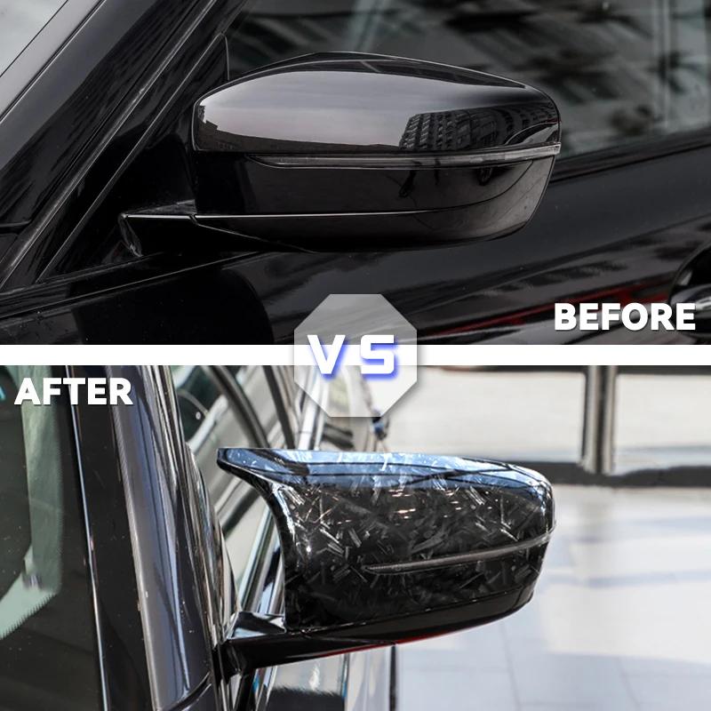 Для BMW 3/5/6/7/8 Серии G11 G12 G14 G15 G16 G20 G21 G30 G31 2019 2020 LHD Декоративная накладка на боковое зеркало заднего вида с карбоновым волокном (для леворульных автомобилей)