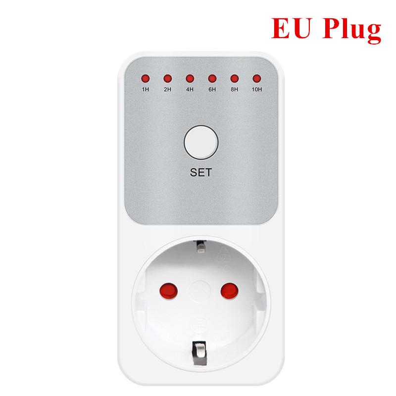 TM04 Электронный таймер LED 16A 1h-10h Таймер обратного отсчета Переключатель Розетка Вилка Таймер для кухонного электроприбора