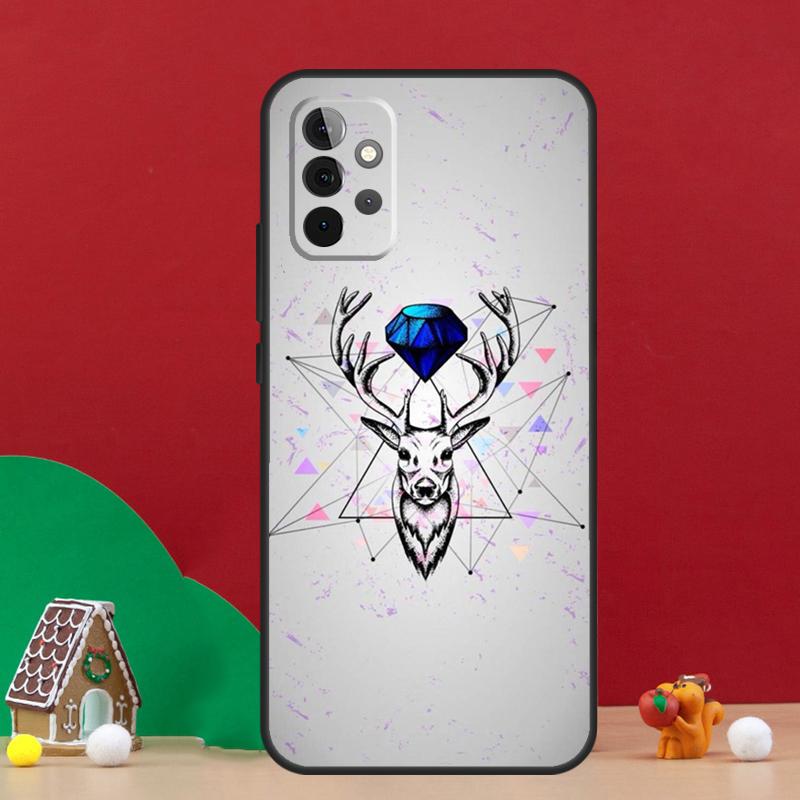 Чехол Животное Олень Северный олень Для Samsung Galaxy A17 A06 A16 A56 A36 A54 A34 A14 A52 A32 A13 A23 A33 A53 A15 A35 A55