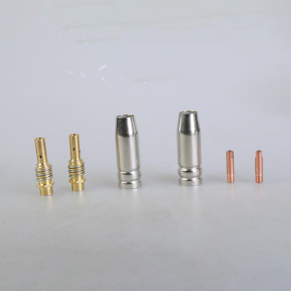 Комплект для сварки MIG из 24 предметов для горелки 15AK, включая наконечник сопла, гибкую трубку и изоляционные рукава для автомобильных металлоконструкций