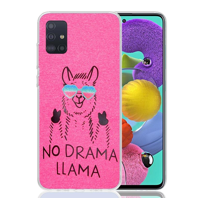 Lama Llama Alpacas For Samsung Galaxy A52S A42 A32 A22 A12 A02S A51 A50S Phone Case A41 A31 A21S A30S A20S A20E A70 A71 A40 A10S