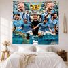 Manchester City Wall Decor Tapestry Art For Pet Memorial Birthdaywedding Party Backdrop Family Gift