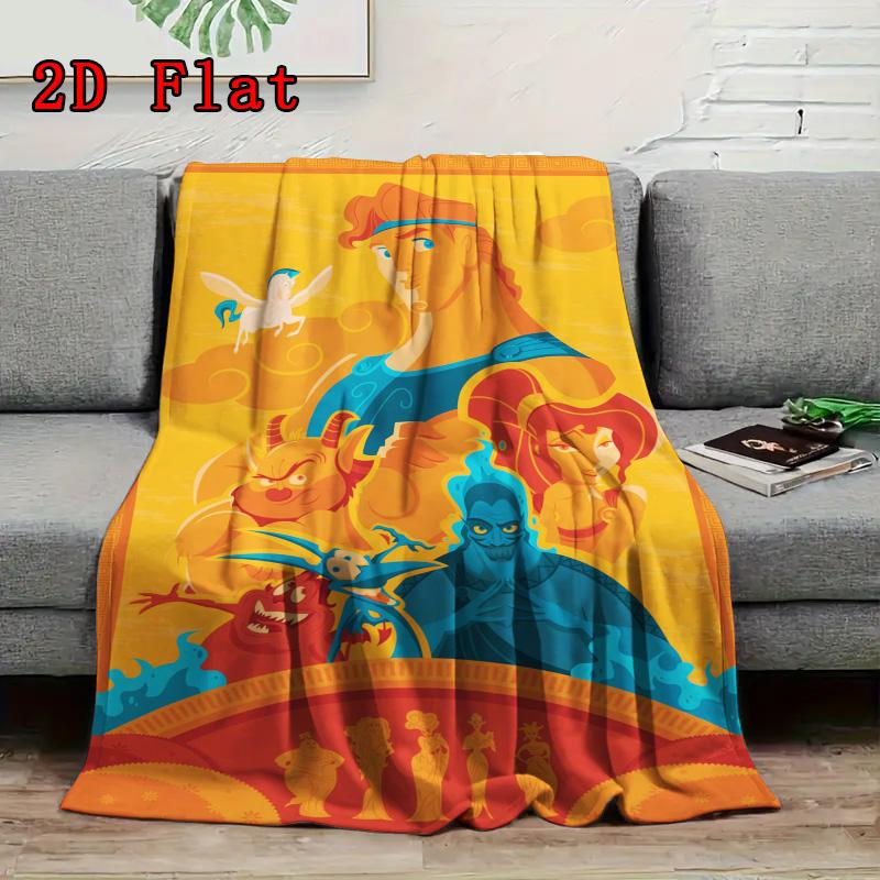 Hercules 2D Flat Pattern Flannel Blanket High quality All Seasons Warmth and Comfort Perfect for Christmas Gifts.NMT0928583
