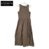 MARIHA Grey Cotton Sleeveless Dress Dress 38 greigeUsed