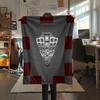 Croatia football Printed Flannel Blanket, soft throw for bedroom sofa, washable,soccer fan merchandise, great gift.
