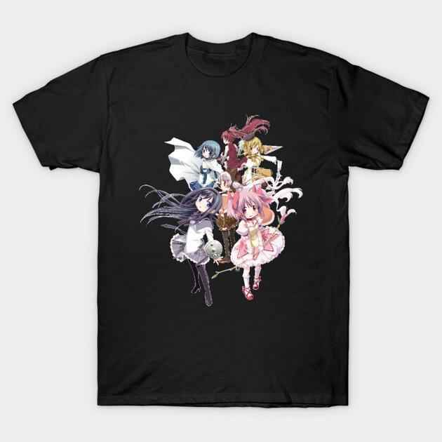 Asian Size Cotton Unisex Tshirt Print T-shirt Madoka Magica - Only You Edit. Ii T-shirt No-Cut Print Regular Fit